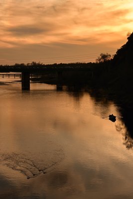 Sunset on the American River