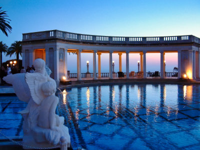 Hearst Castle after dark, 2003 - Reedited during the coronavirus pause, 2020