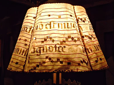 Detail on the lampshades