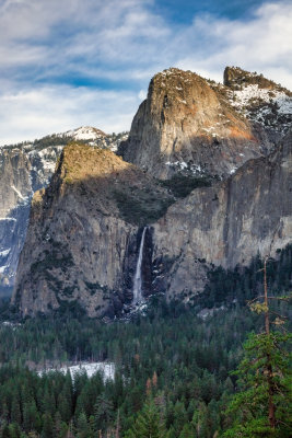 Bridalveil Falls from Tunnel View