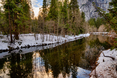 The Merced River below Sentinel Bridge