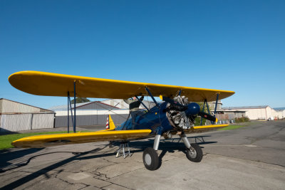One of two Stearman biplanes.  I rode in both