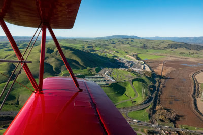 Sears Point Raceway off the right wing