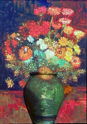 Vase With Zinnias, 1886