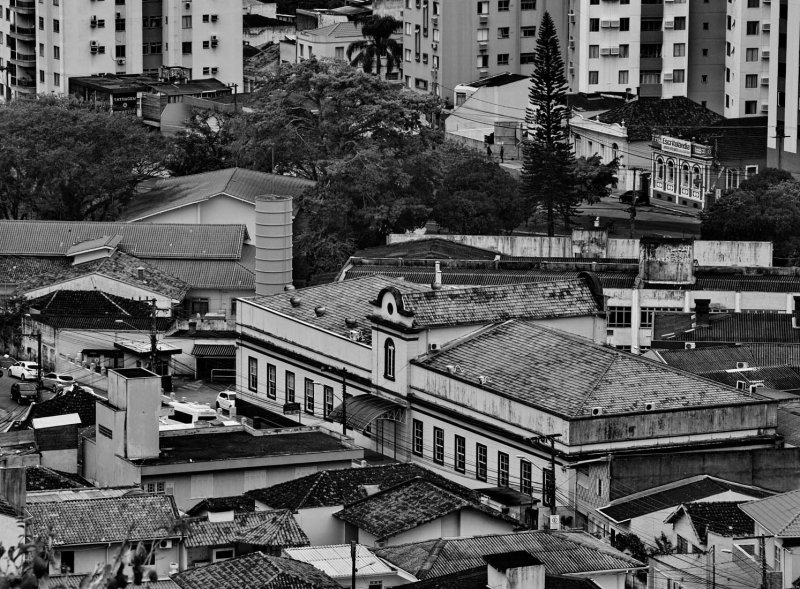 Florianpolis downtown; seen from Monte Serrat square.