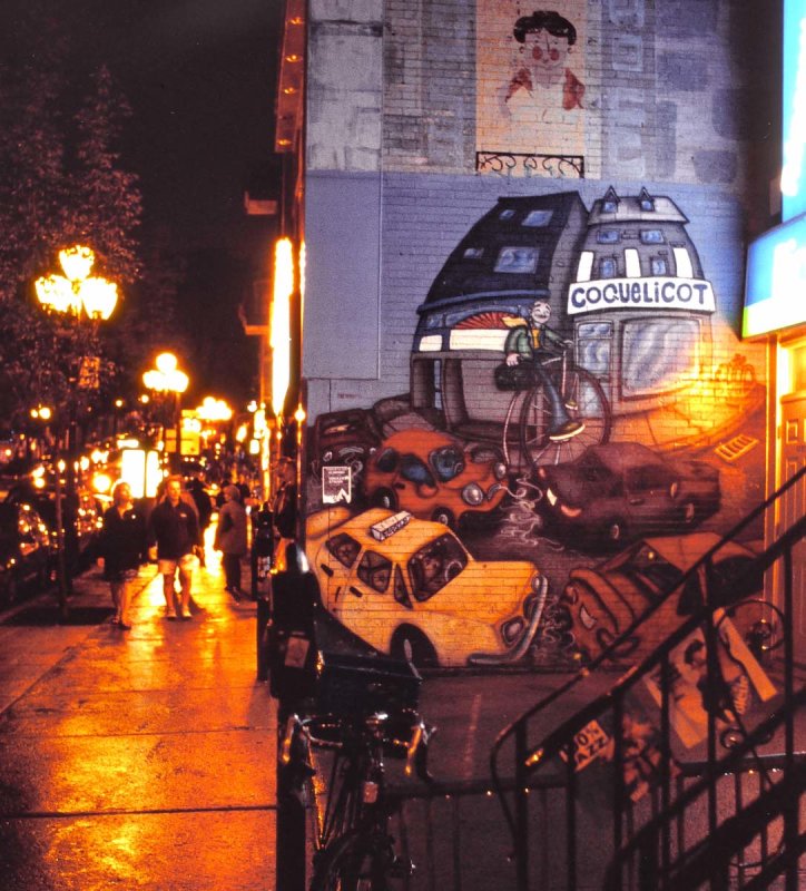 Québec on a Rainy Day (Slides from 2001)