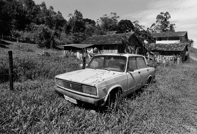 On the road between Rancho Queimado and Taquaras.