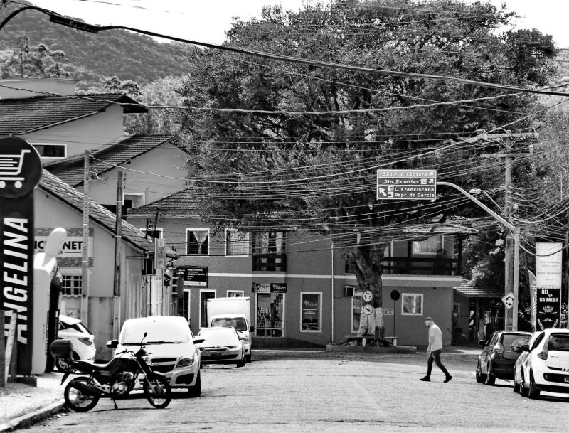 One of the two main streets of Angelina.