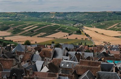 Sancerre; view from the tour. 