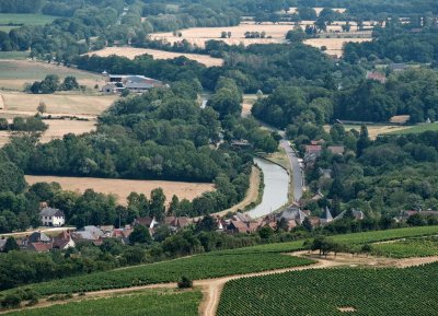 Sancerre; view from the tour. 