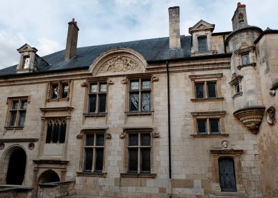 Bourges; a typical building. 