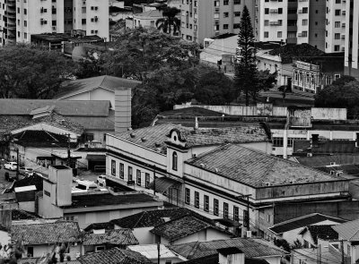 Florianpolis downtown; seen from Monte Serrat square.