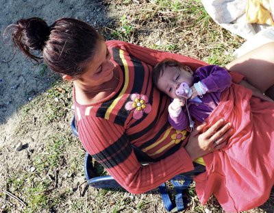 People living near the Biguau River; her fifth child. 