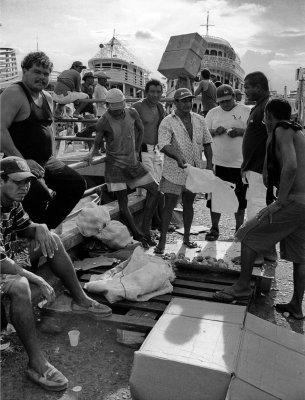 In the Manaus harbor. 