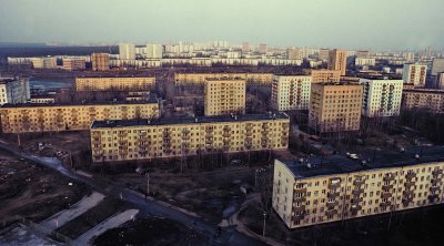 Moscow : buildings near our hotel. 