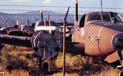 Tucson Museum ; a cemetery of aircrafts, too. 