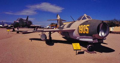 Tucson : the USSR Mig 17.