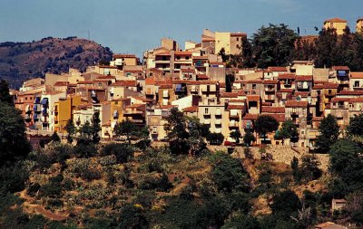 Small town, interior of Sicily.