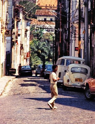 Salvador, Bahia; streets. 