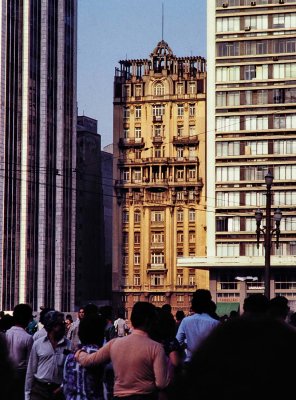 São Paulo downtown; the famous Martinelli Building.