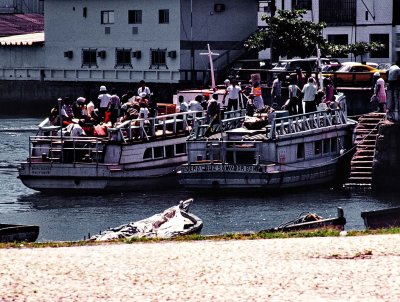 Salvador, Bahia; the harbor.   