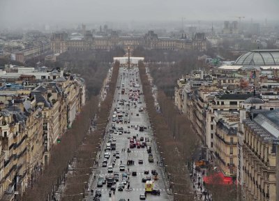 Paris 16ème Arrond; two distinct spots: Arc du Triomphe and Musée Marmottan (2020)