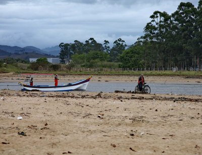 Mouth of the Rio Tijucas.