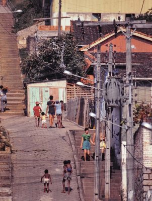 At the entrance of the Morro do Mocot (approx. 1987). 