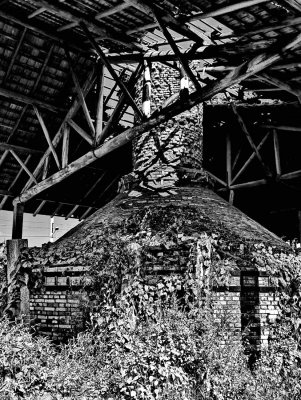 Deactivated brick factory at Canelinha, Santa Catarina.