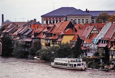 Bamberg; the Regnitz river.