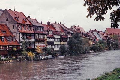 Bamberg; by the Regnitz river. 