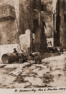 Camera Work; rue em Menton. 
