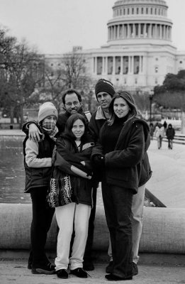 The family, in Washington. 