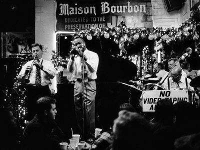 Maison Bourbon, a classic jazz bar, New Orleans. 