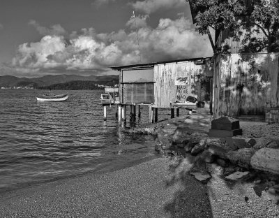 Ponta do Coral; arriving to the fishers' area.