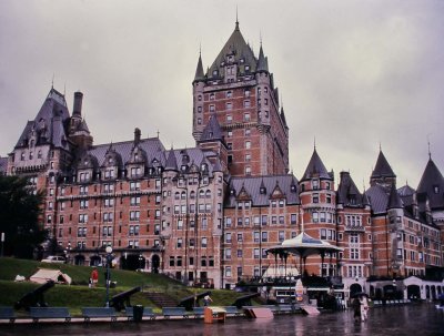 Le Chateau Frontenac (built in 1893); it has 650 rooms.