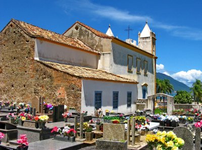 Ribeirão da Ilha, historic district of Florianópolis; Nossa Senhora da Lapa Church.  