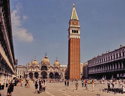 Venice; Basilica and Piazza San Marco