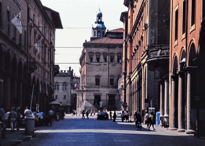 Bologna, Florence, Rome and Perugia photographed with 2002 film slides