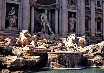 Rome; Trevi Fountain