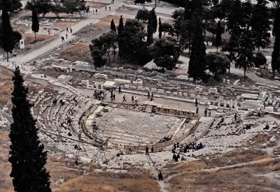 Athens; a theater near the Parthenon.