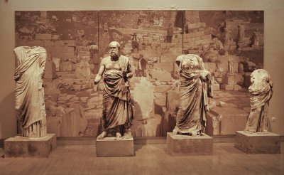 Greece, Delphus; inside the museum.