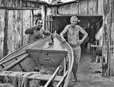 Ponta do Leal (2021); Juarez, the kind guy at left.  