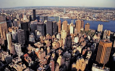 NY (2001); seen from the Empire State Building top deck. 