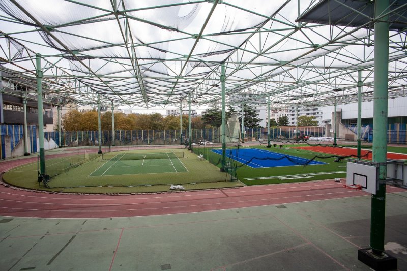 Stade de tennis et de basket