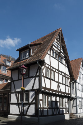 a restored house in Heppenheim
