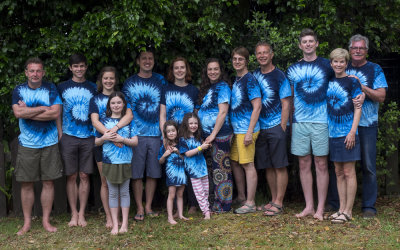 Christmas Day group portrait