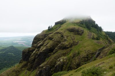 Saddle Mountain in the clouds