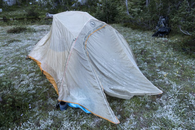 Frozen tent
