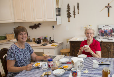 Breakfast table